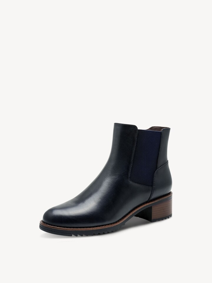 Marco Tozzi, Chelsea Boot - blau NAVY