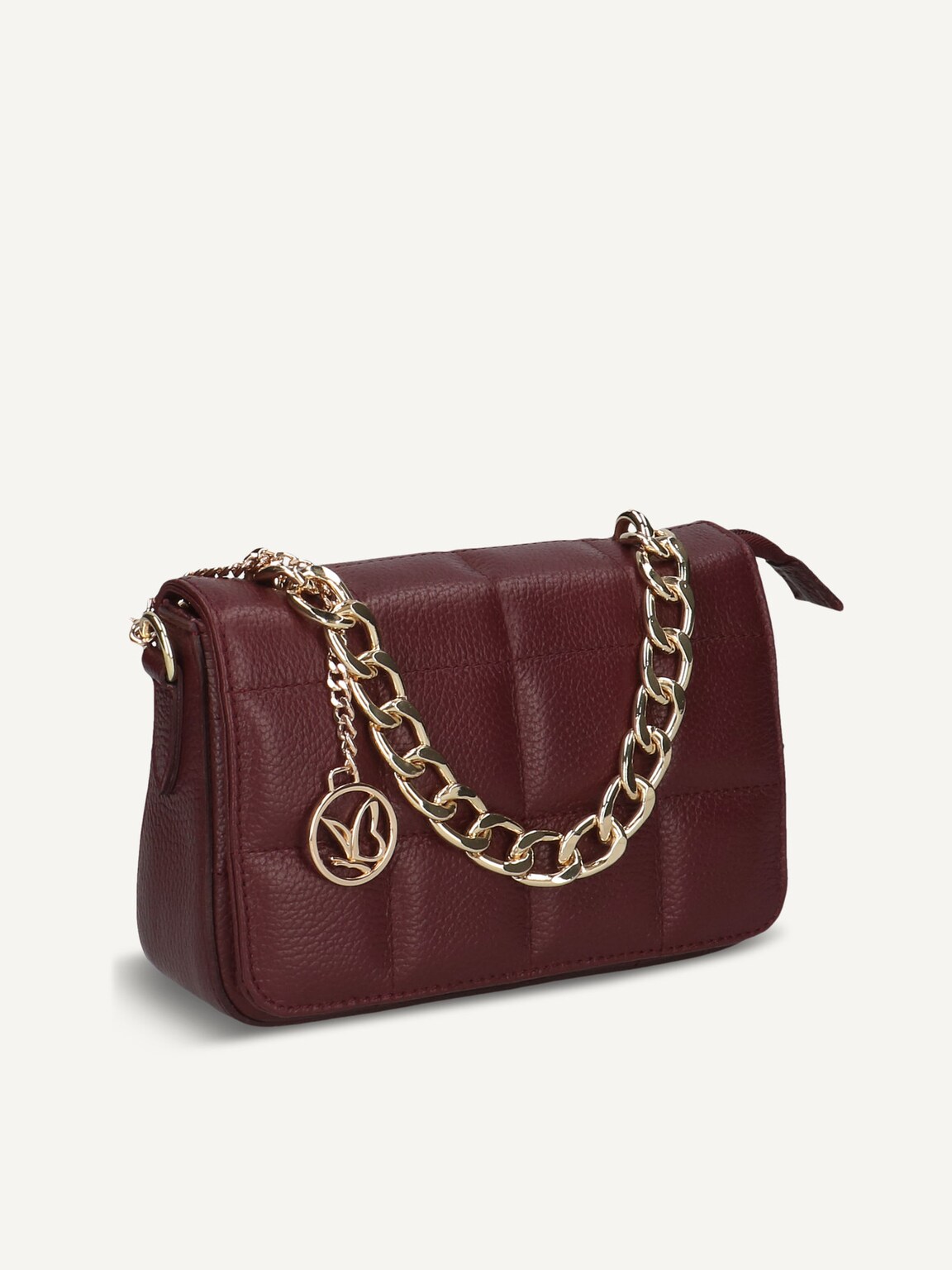 Caprice, Leather Handbag - red BORDEAUX NAPPA, image 1 of 4