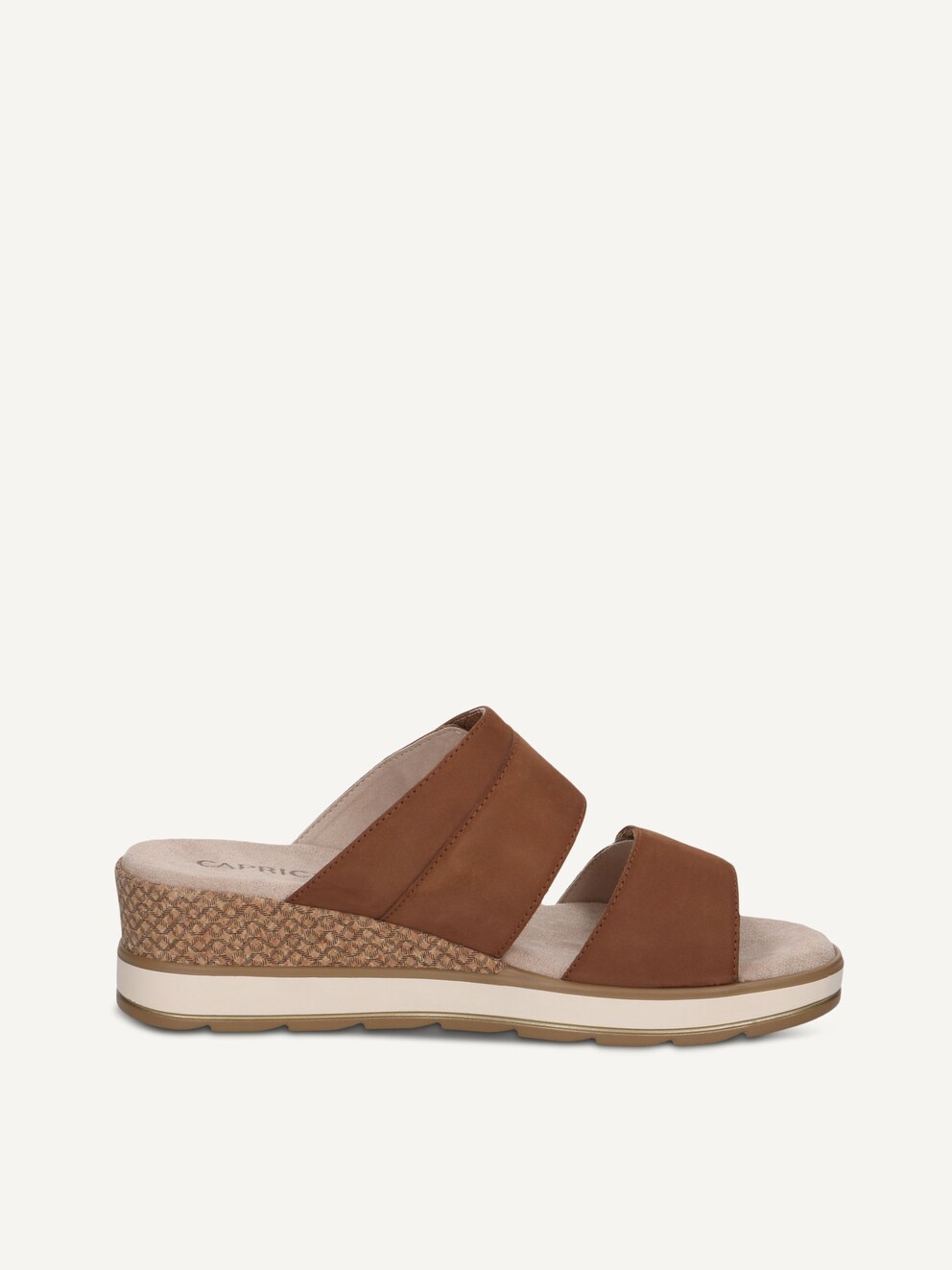 Caprice, Mule en cuir - marron COGNAC NUBUC, image 4 sur 6