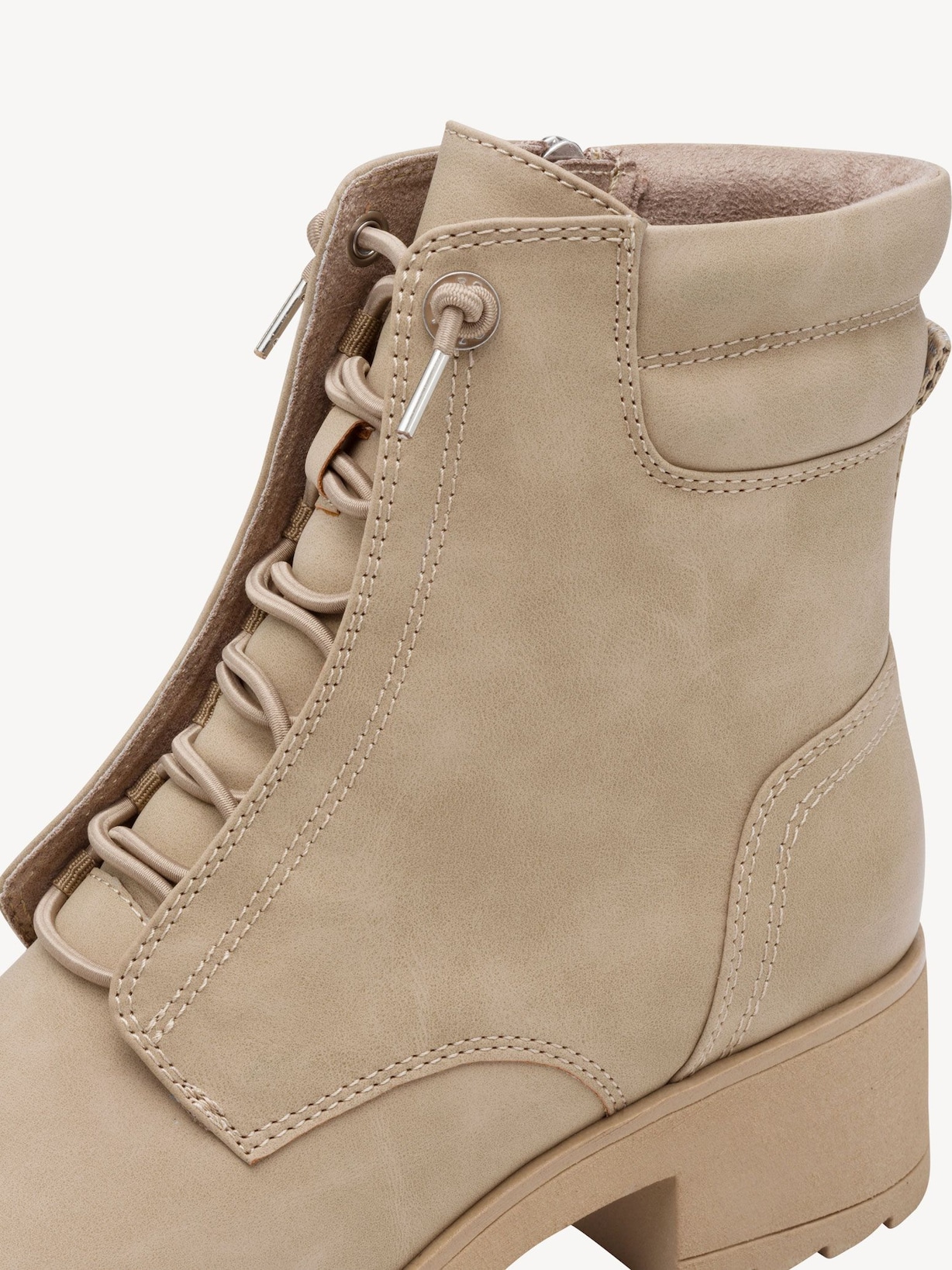 Marco Tozzi, Kotníčková obuv - béžová TAUPE NUBUCK, obrázek 5 z 7