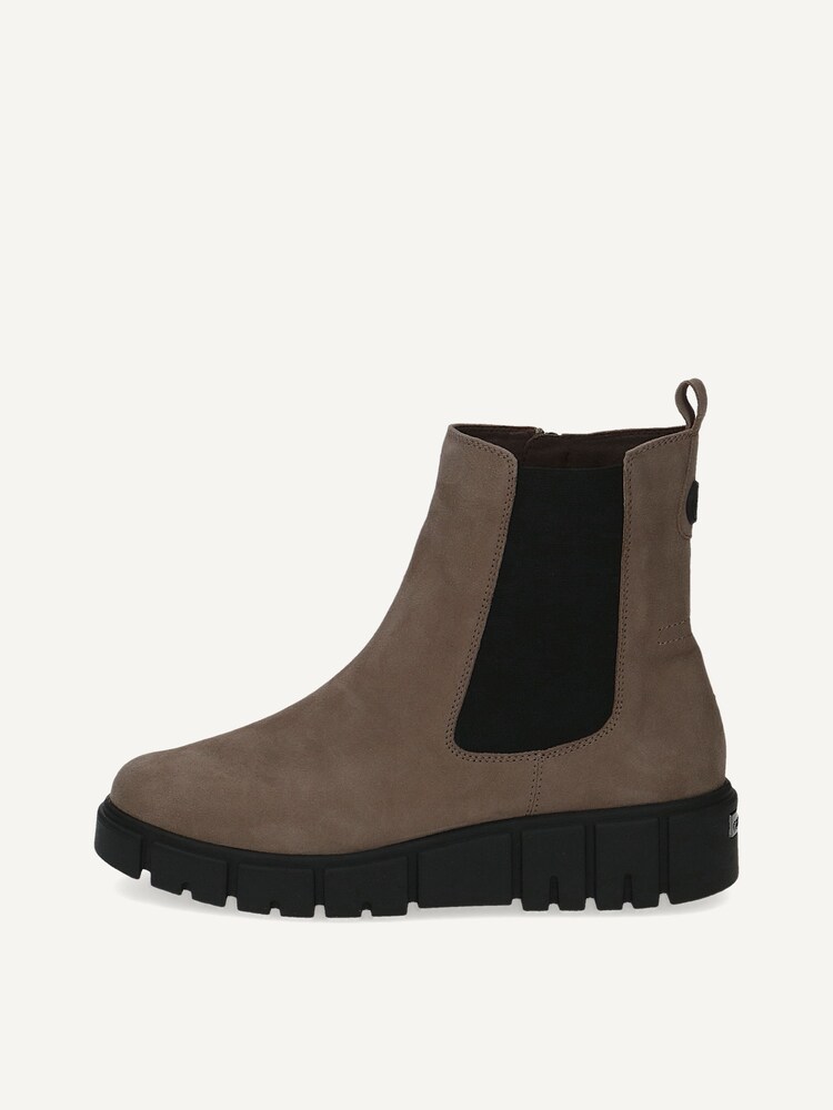 Caprice, Leather Bootie - brown MUD SUEDE, image 3 of 6