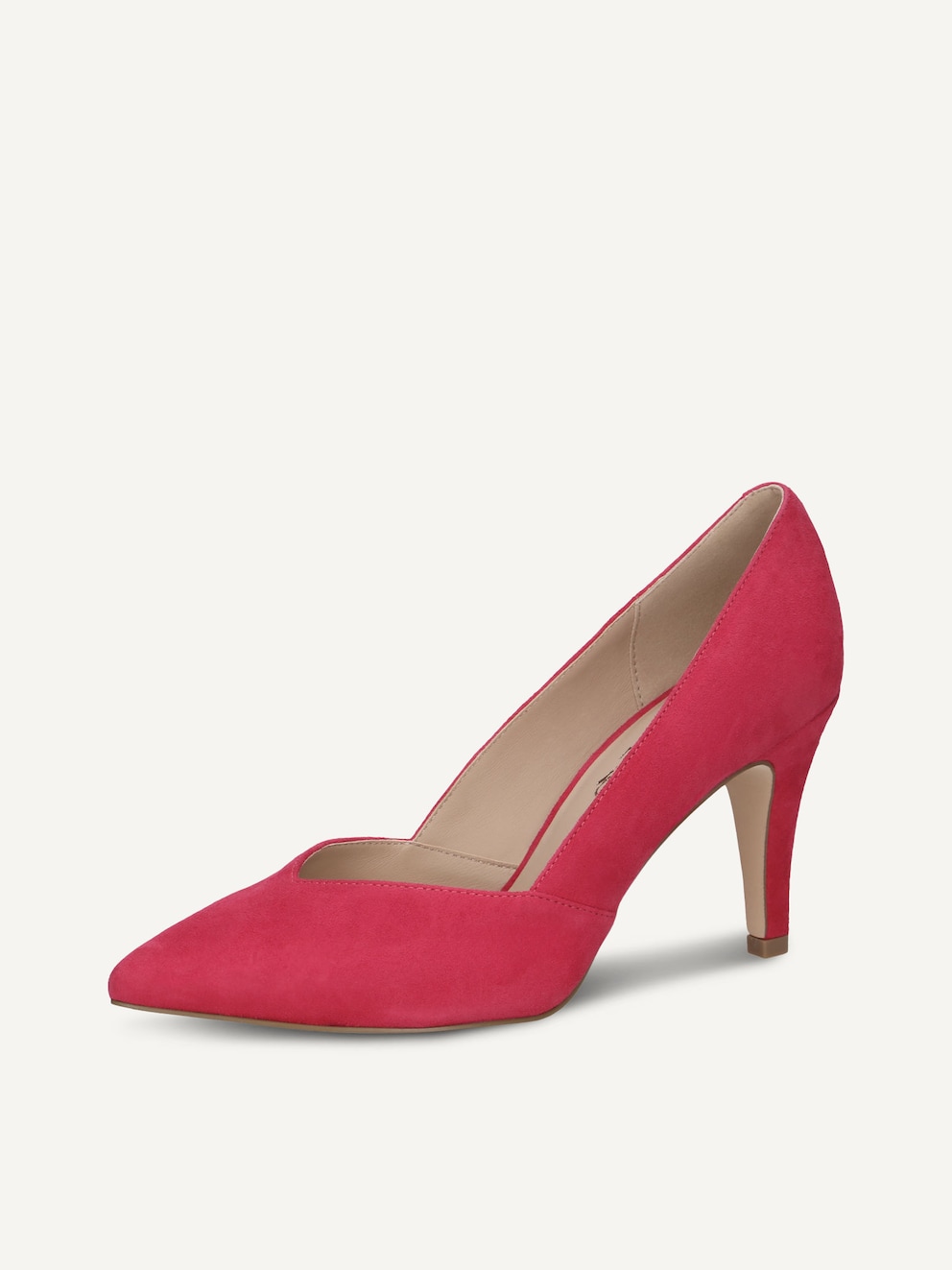 Caprice, Escarpin en cuir - rose vif PINK SUEDE, image 2 sur 5
