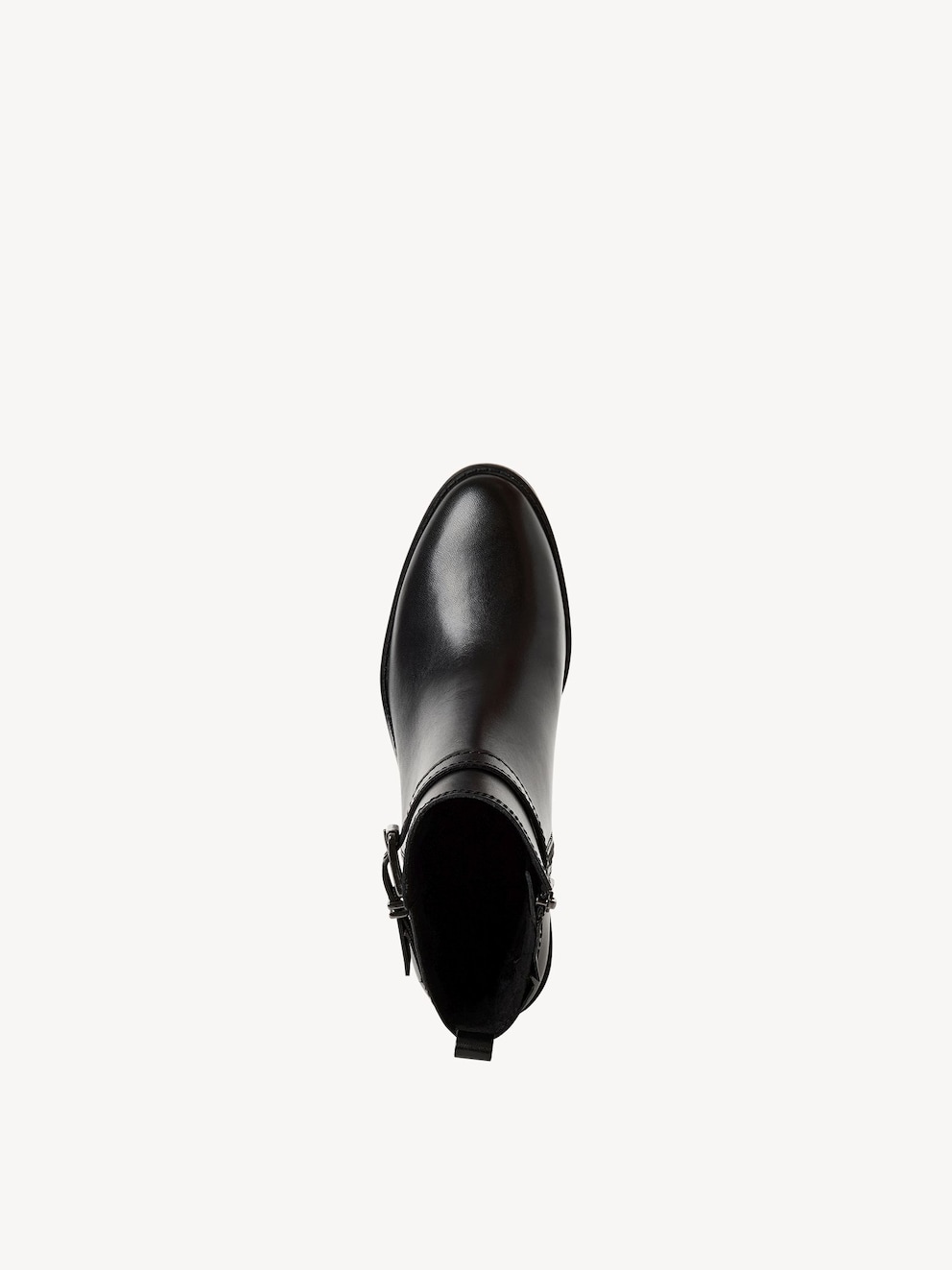 Marco Tozzi, Leren Enkellaarsje - zwart BLACK, afbeelding 6 van 7