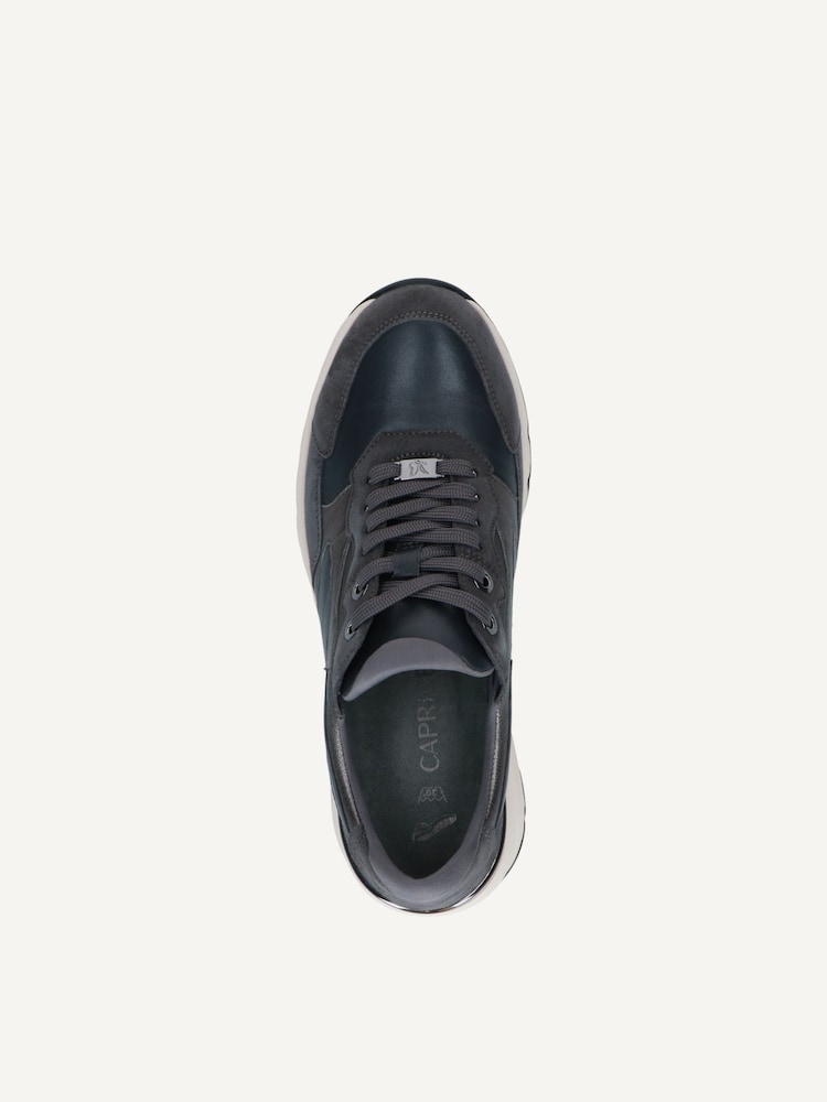 Caprice, Ledersneaker - grau DK GREY COMB, Bild 4 von 5