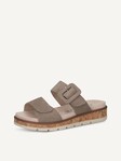 Selected, Caprice, Leather Mule - brown TAUPE SUEDE