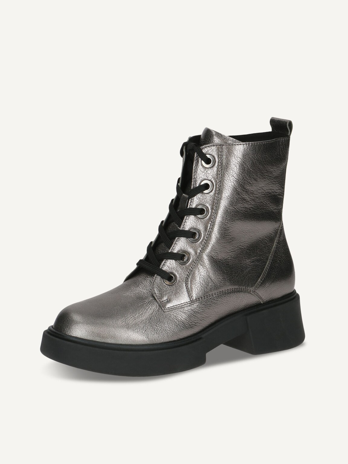 Caprice, Leather Bootie - metallic STONE METALLIC, image 1 of 5