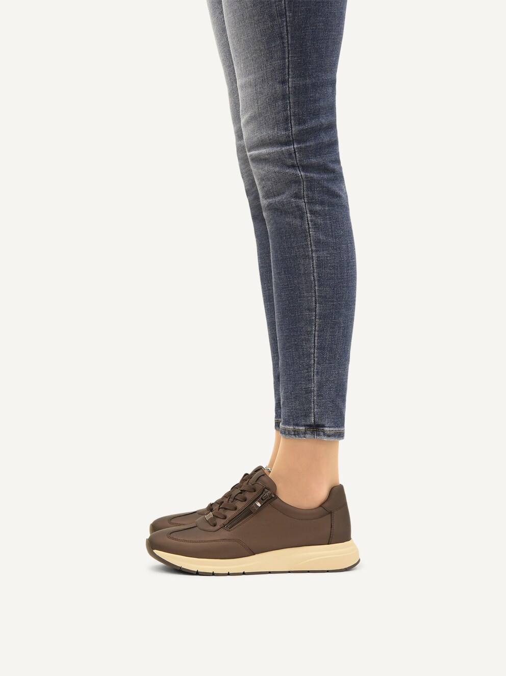 Caprice, Basket en cuir - marron MUD SUEDE, image 2 sur 6