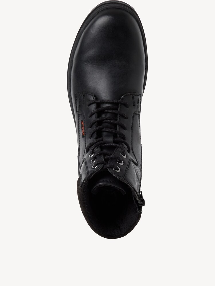 Marco Tozzi, Leather Bootie - black, BLACK COMB, Image 3 of 6