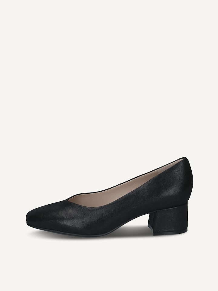 Caprice, Lederpumps - schwarz BLACK METALLIC