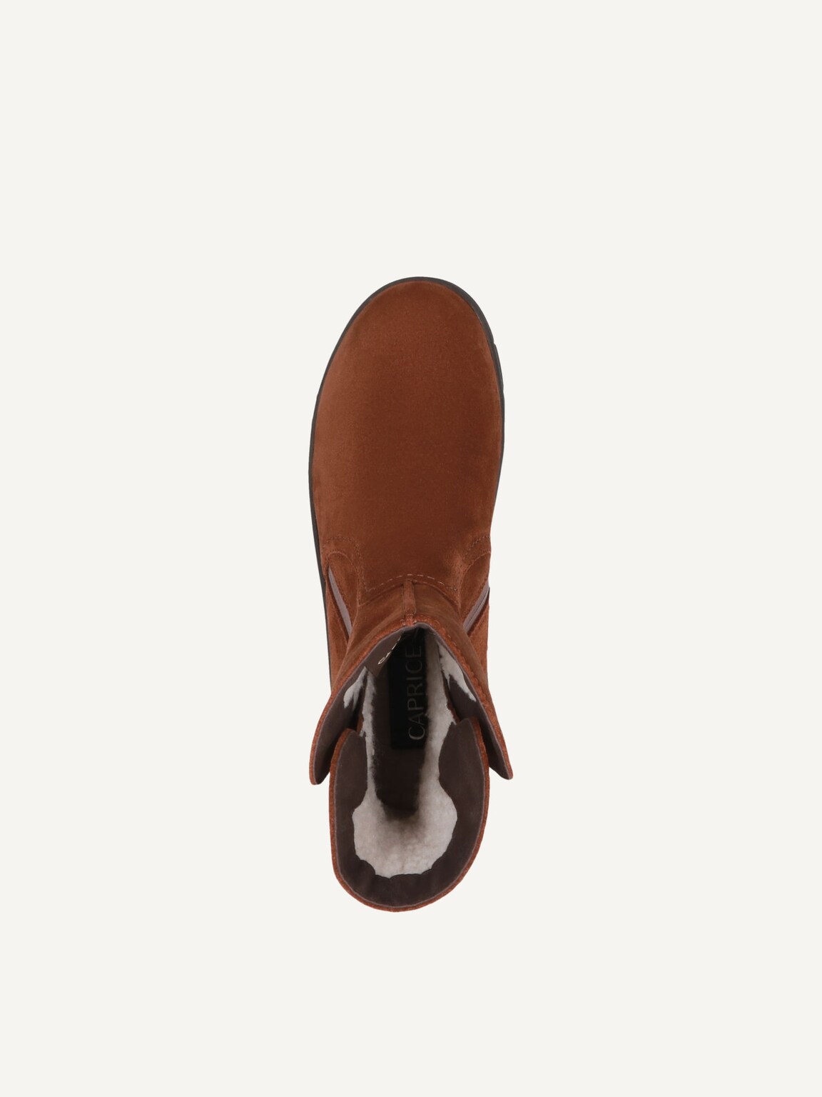 Caprice, Leather Bootie - brown warm lining NUT SUEDE, image 5 of 5