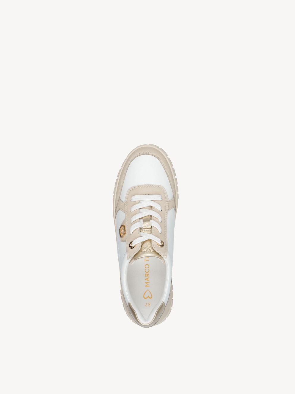 Marco Tozzi, Sneaker - weiß WHITE/DUNE, Bild 5 von 6