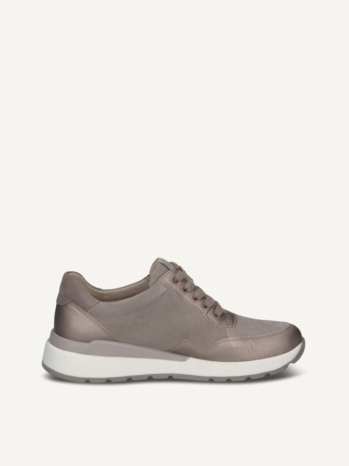 Caprice, Leather Sneaker - beige TAUPE COMB, image 3 of 5