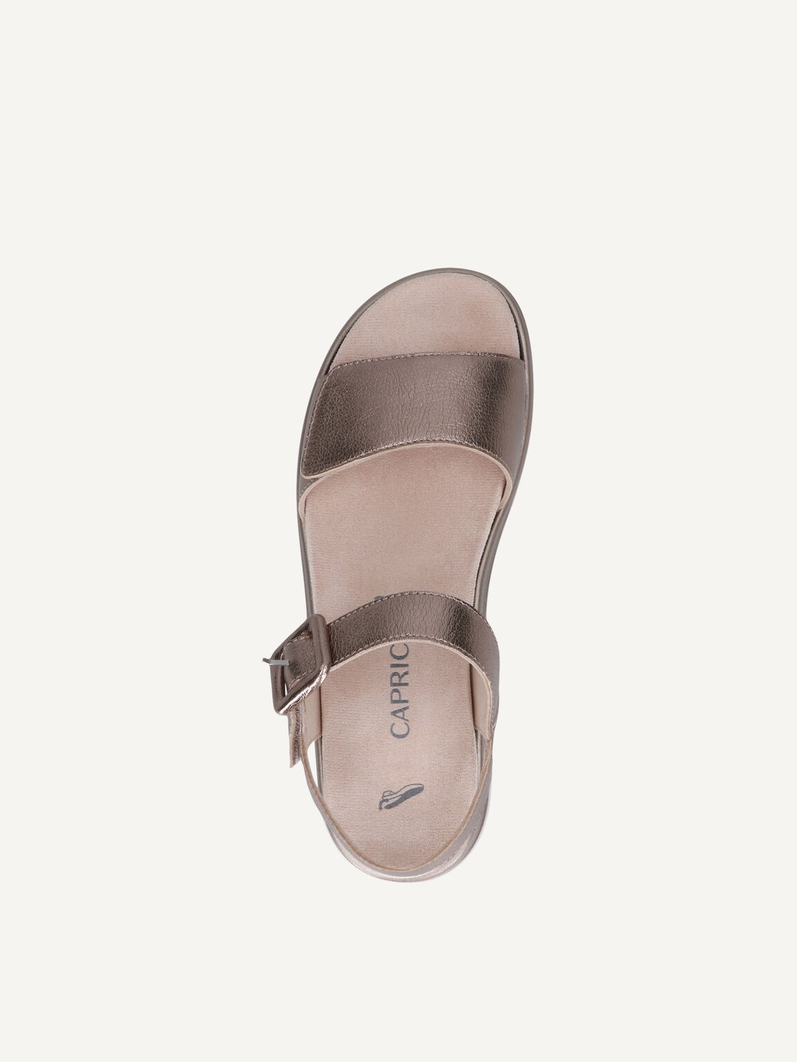 Caprice, Leather Sandal - brown TAUPE METALLIC, image 5 of 5