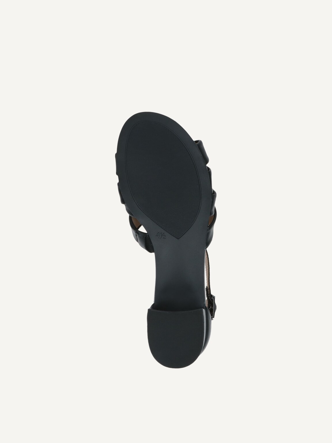 Caprice, Leather Heeled sandal - black BLACK NAPPA, image 4 of 5