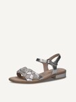 Not selected, Caprice, Leather Heeled sandal - metallic SILVER COMB