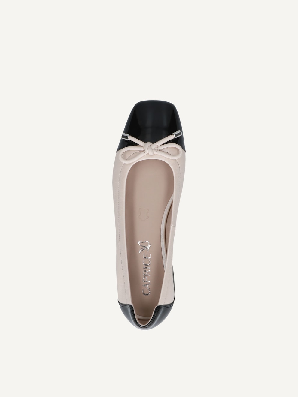 Caprice, Ballerine en cuir - métallique CREAM COMB, image 5 sur 6