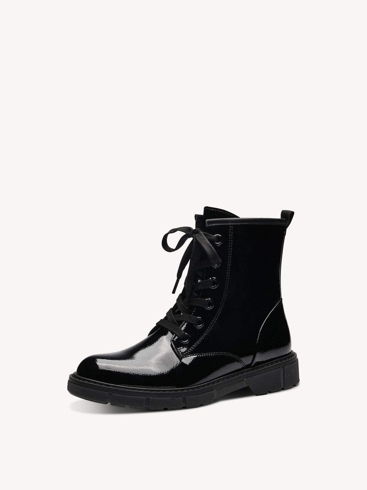 Marco Tozzi, Enkellaarsje - zwart BLACK PATENT, afbeelding 1 van 6