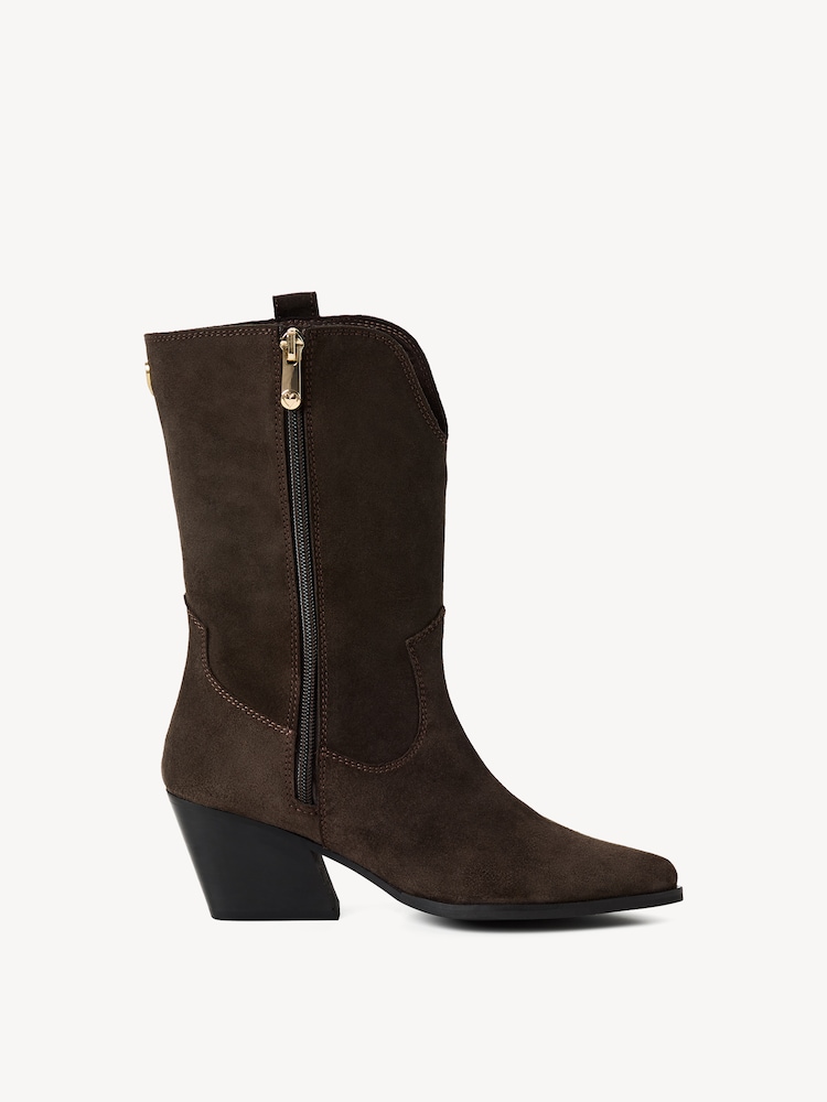 Marco Tozzi, Lederstiefelette - braun MOCCA COMB, Bild 6 von 6