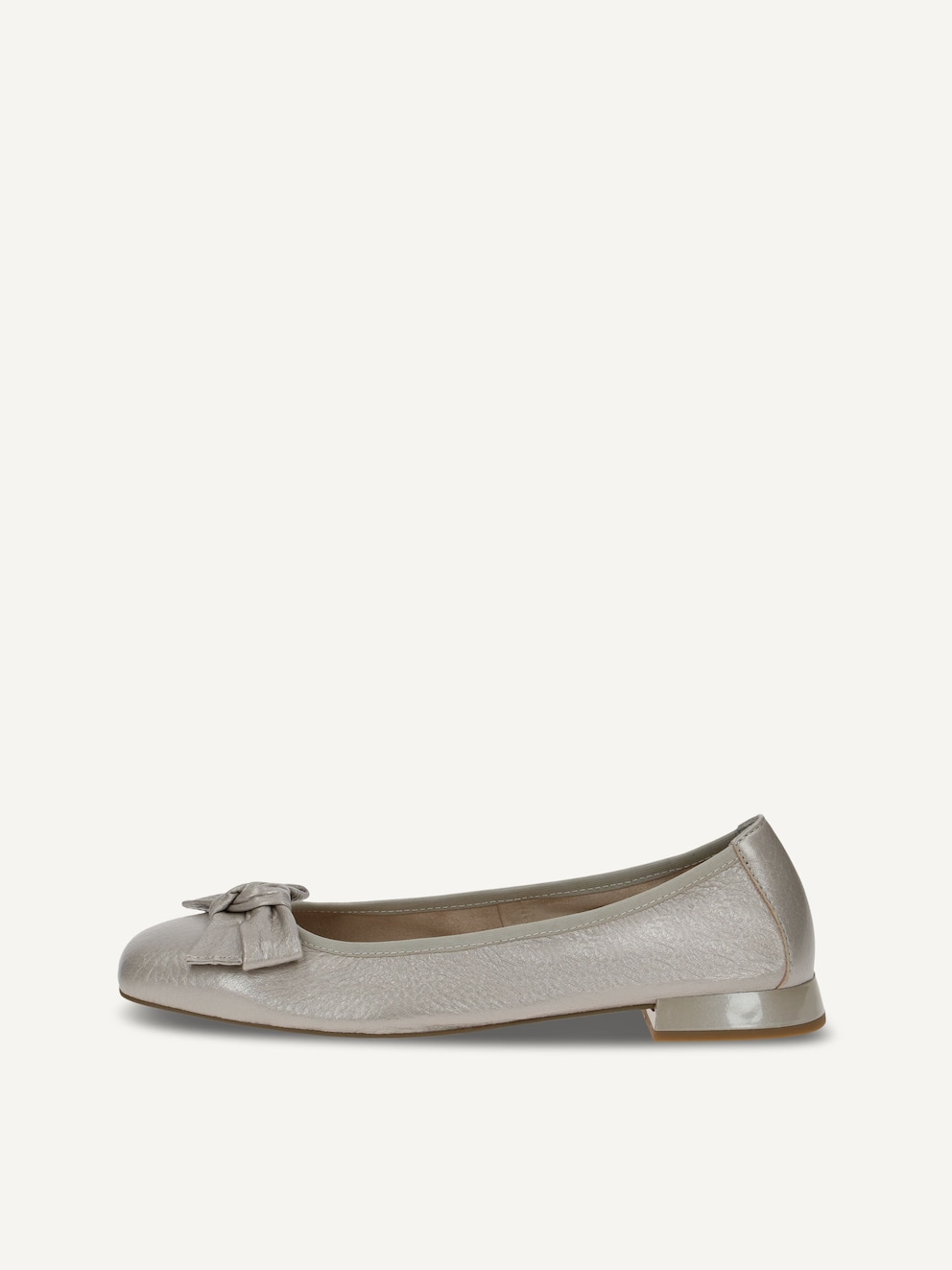 Caprice, Ballerine en cuir - gris STONE PER.DEER, image 1 sur 5