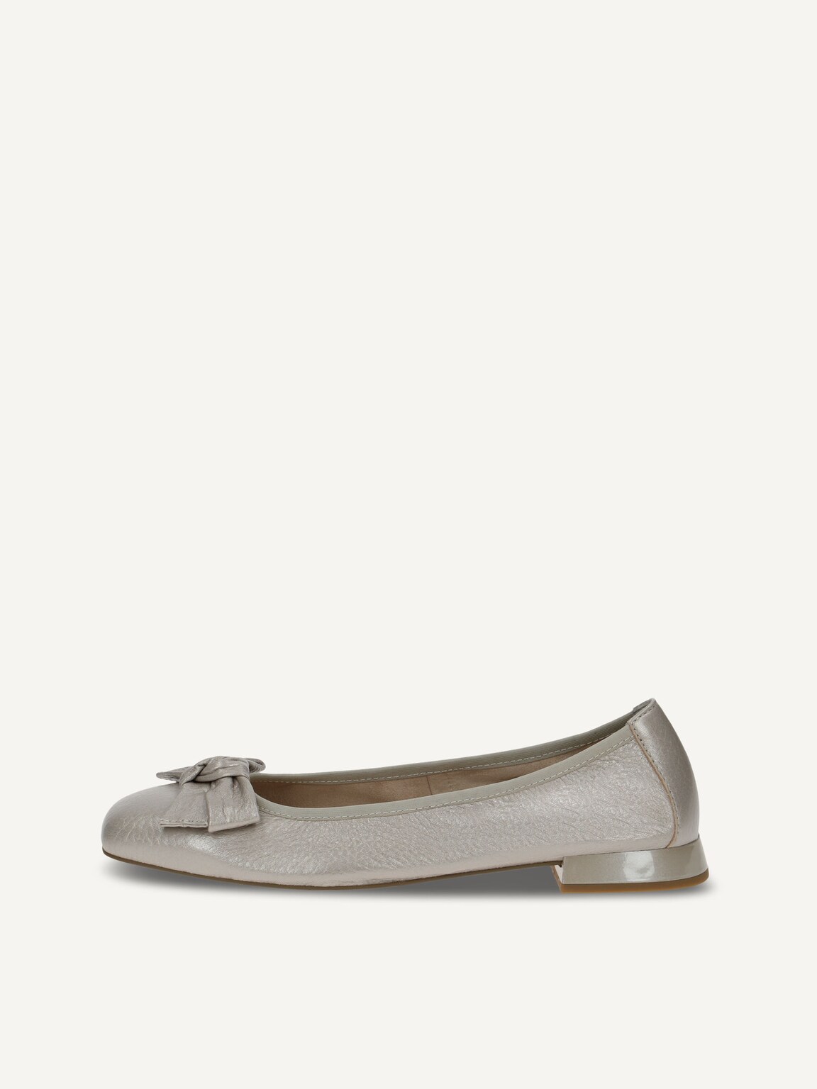 Caprice, Leather Ballerina - grey STONE PER.DEER, image 2 of 5