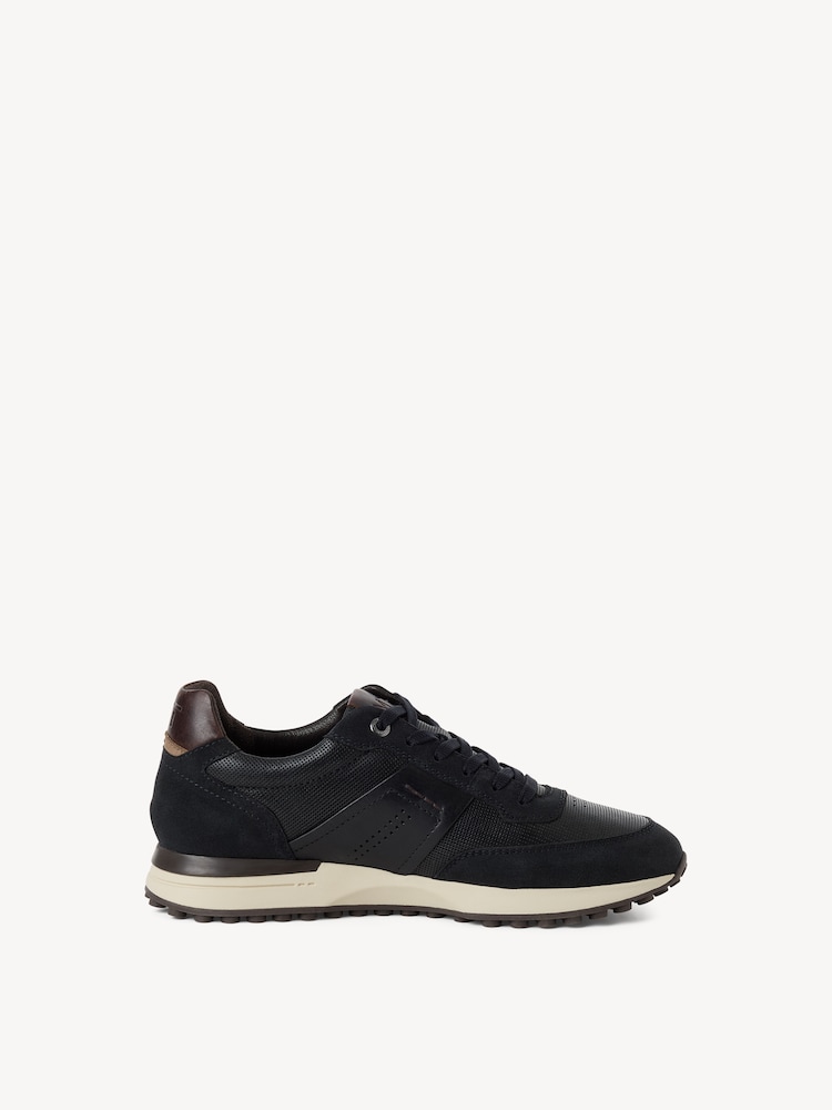 Marco Tozzi, Leather Sneaker - blue NAVY COMB, image 6 of 6