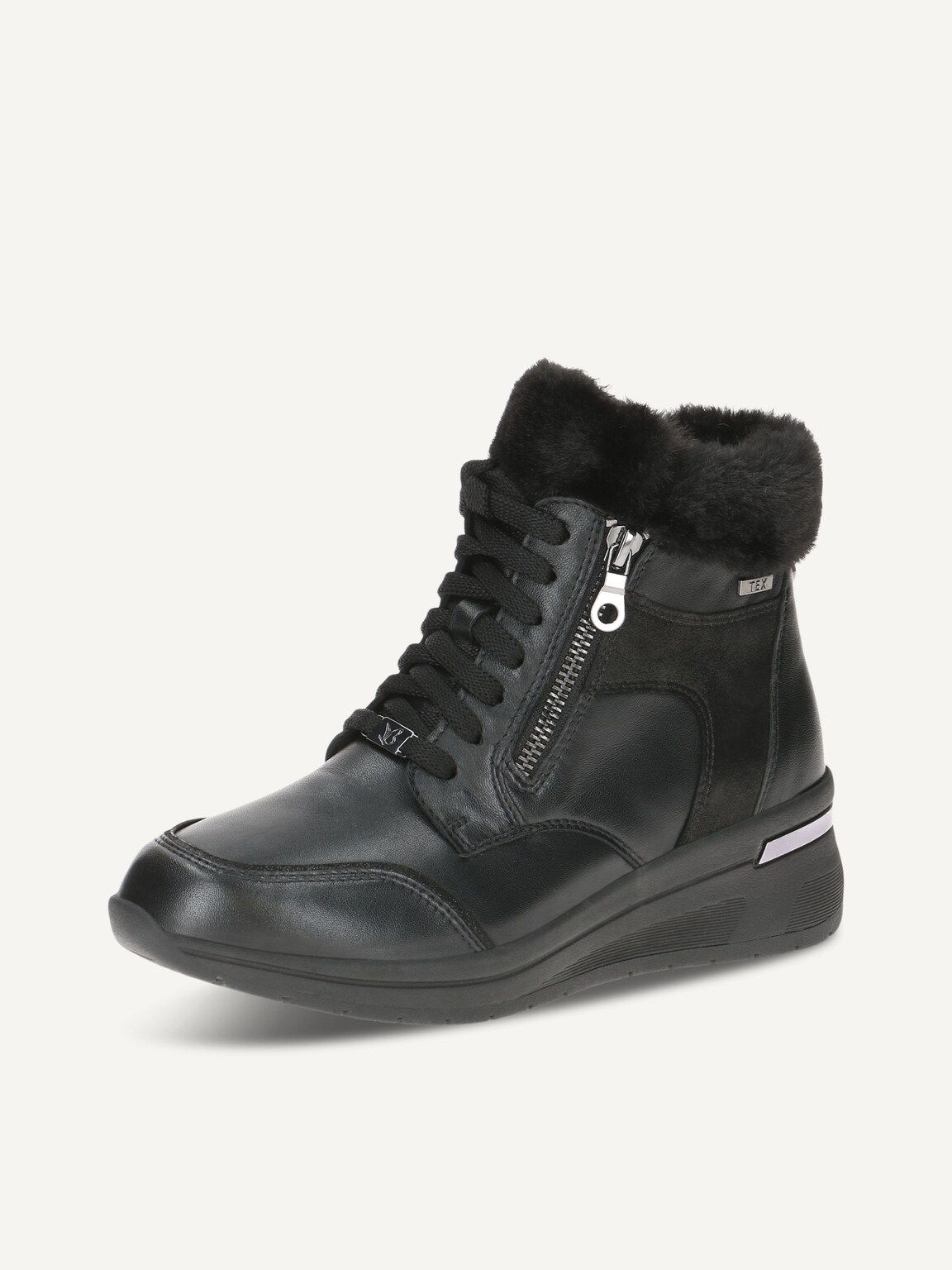 Caprice, Bootie - black warm lining BLACK COMB, image 1 of 5