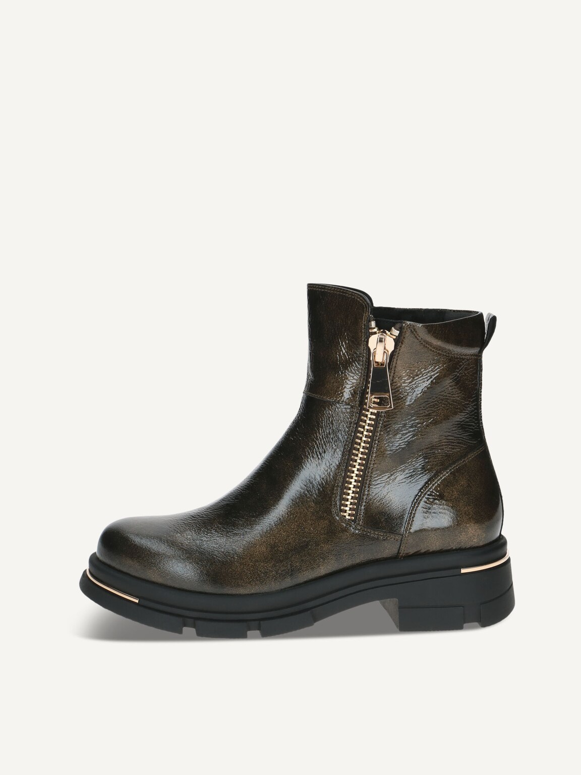 Caprice, Leather Bootie - brown RUST NAPLAK, image 2 of 5