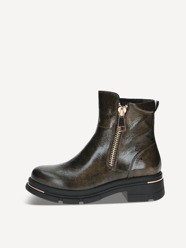 Caprice, Bottine en cuir - marron RUST NAPLAK