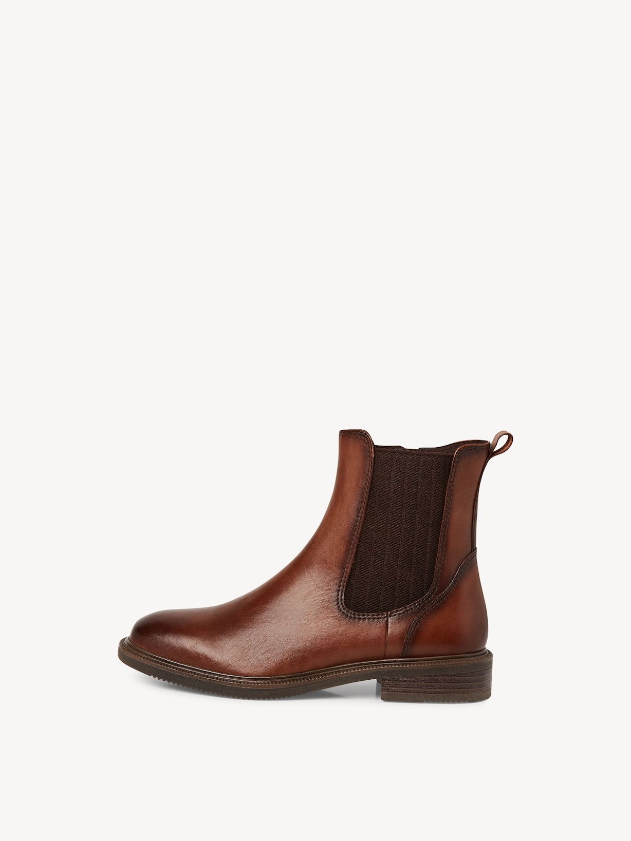 Marco Tozzi, Leren Chelseaboot - bruin COGNAC, afbeelding 2 van 6
