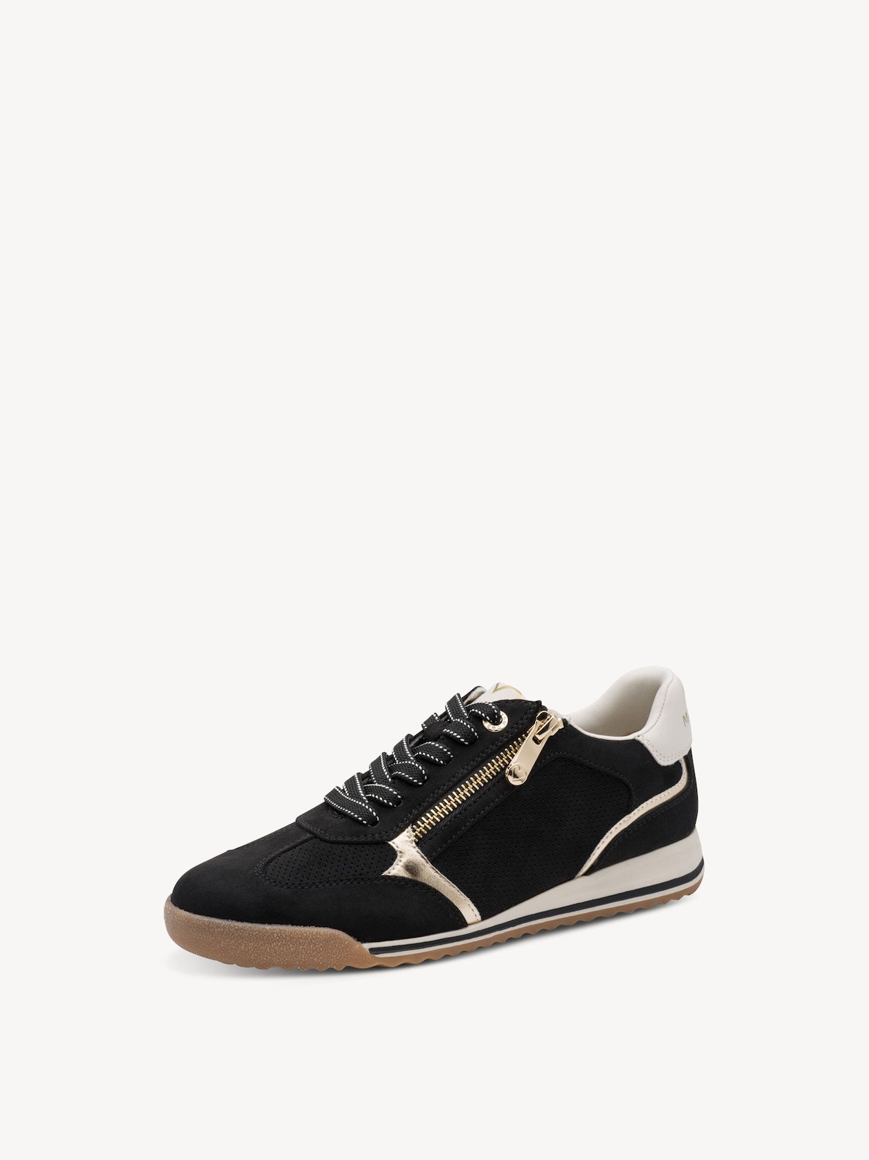 Marco Tozzi, Sportowe - czarny BLACK, obraz 1 z 6