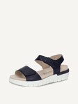 Selected, Caprice, Leather Sandal - blue OCEAN NAPPA