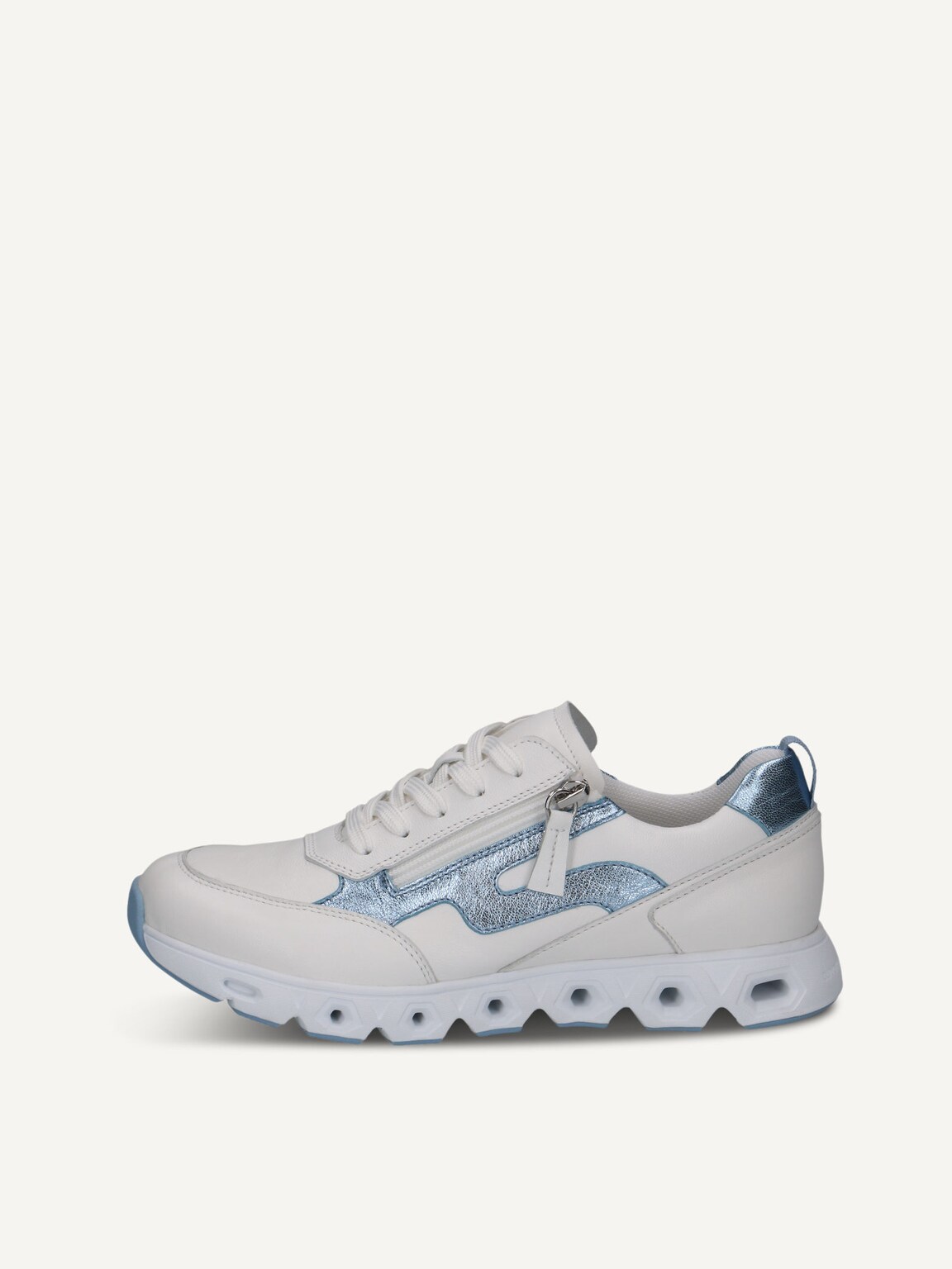 Caprice, Leather Sneaker - white WHITE COMB, image 1 of 4
