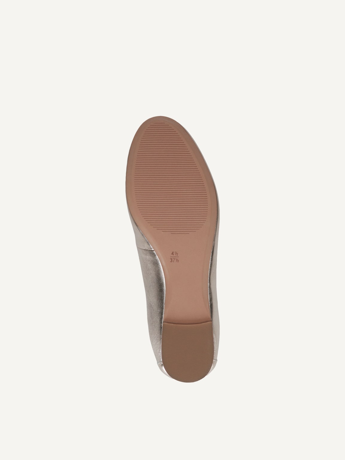 Caprice, Leather Ballerina - gold LT.GOLD METAL., image 4 of 5