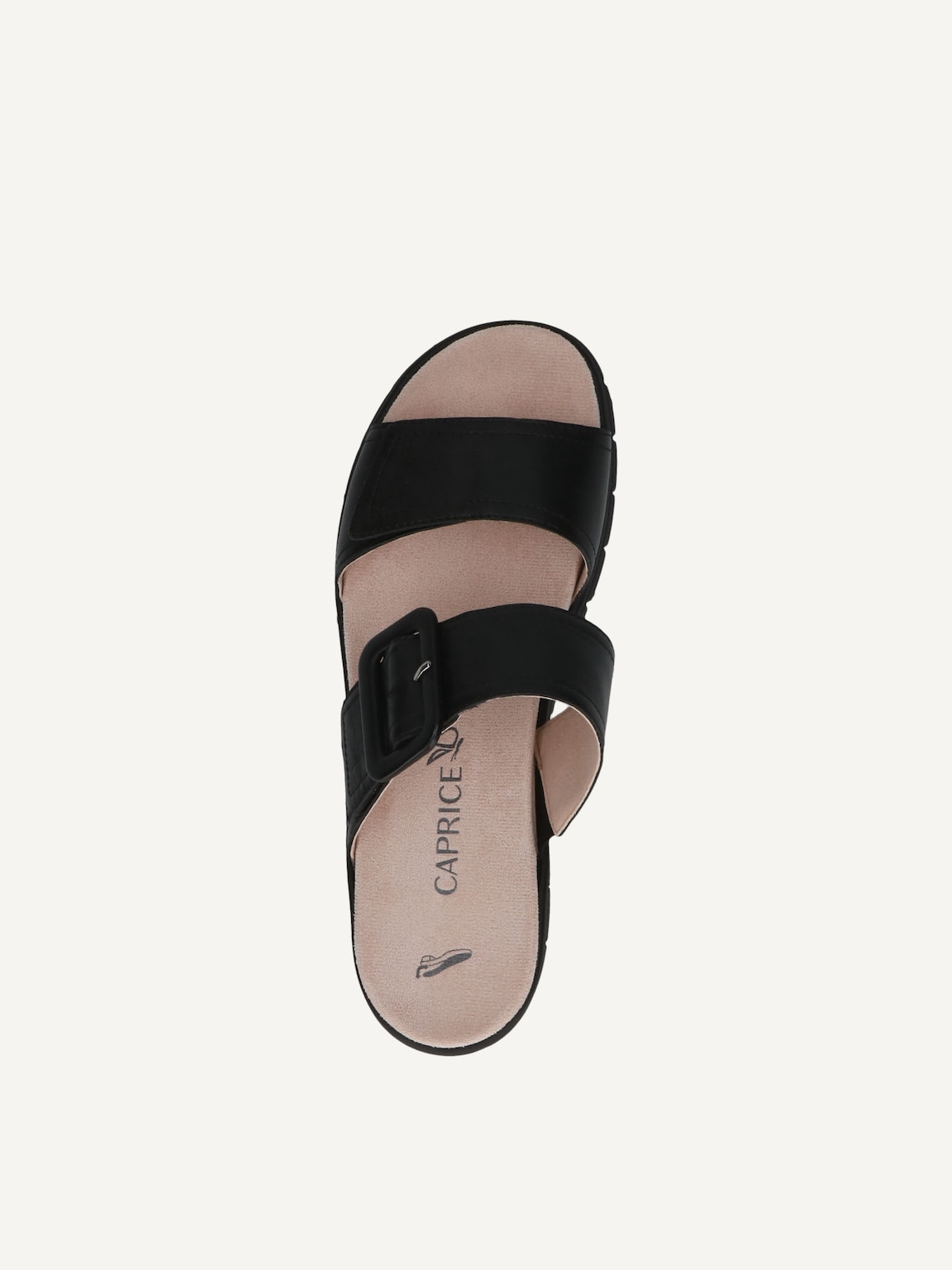 Caprice, Leather Mule - black BLACK/BLK SOLE, image 5 of 5