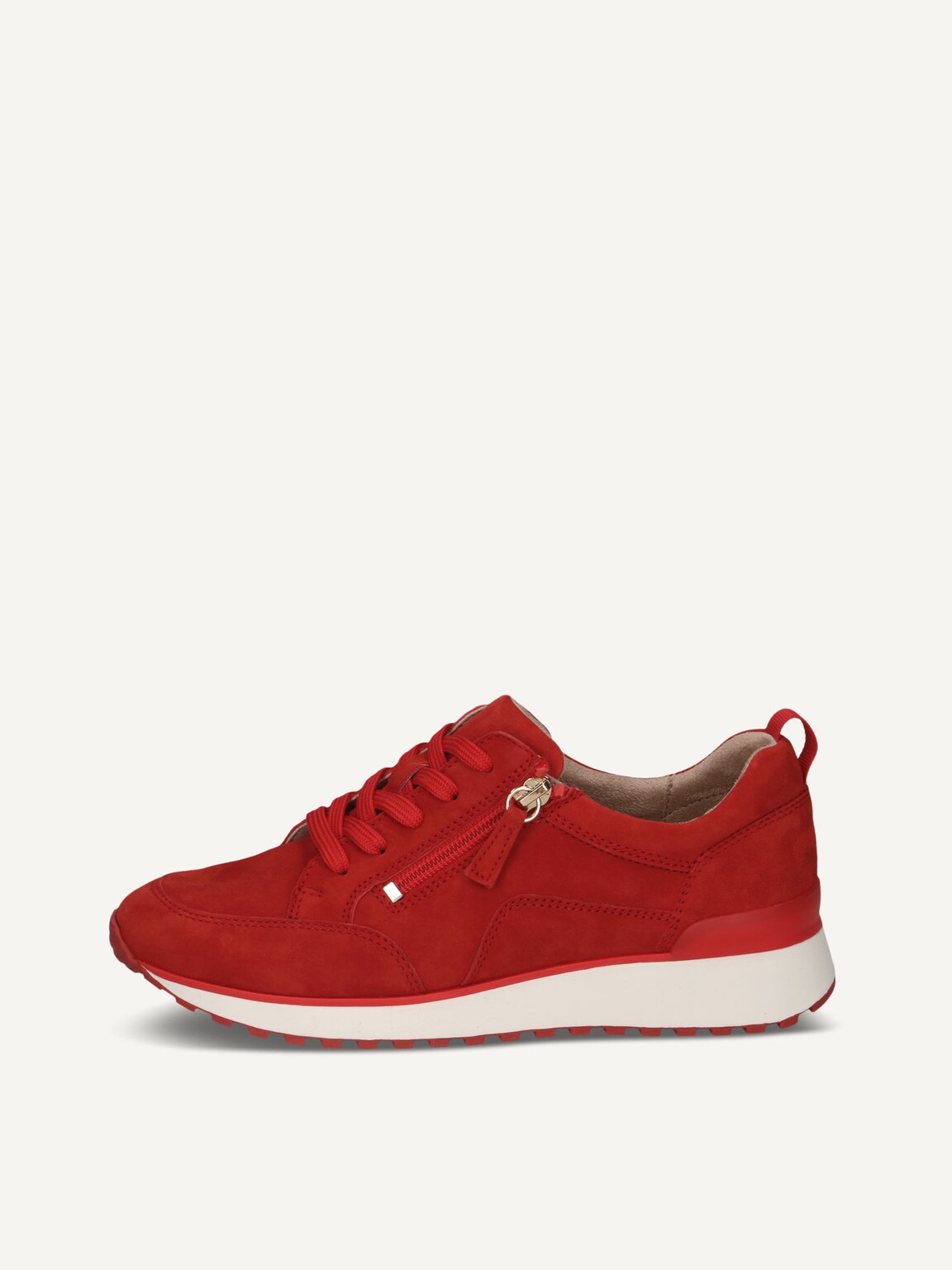 Caprice, Leather Sneaker - red RED SUEDE, image 2 of 5
