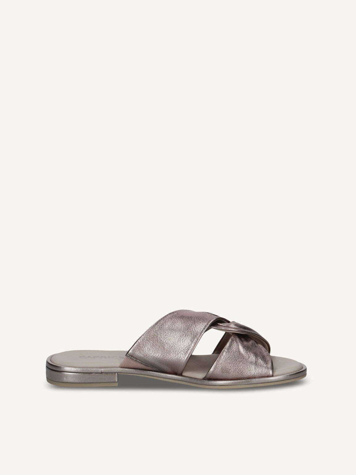 Caprice, Leather Mule - metallic BRONCE, image 3 of 5