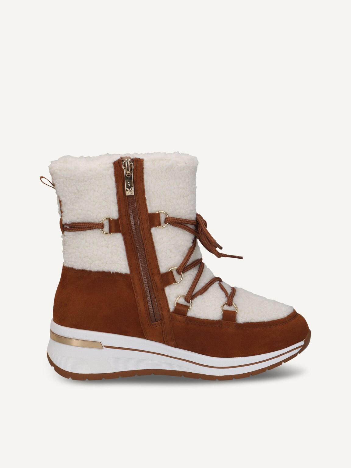 Caprice, Bootie - brown warm lining COGNAC COMB, image 3 of 5