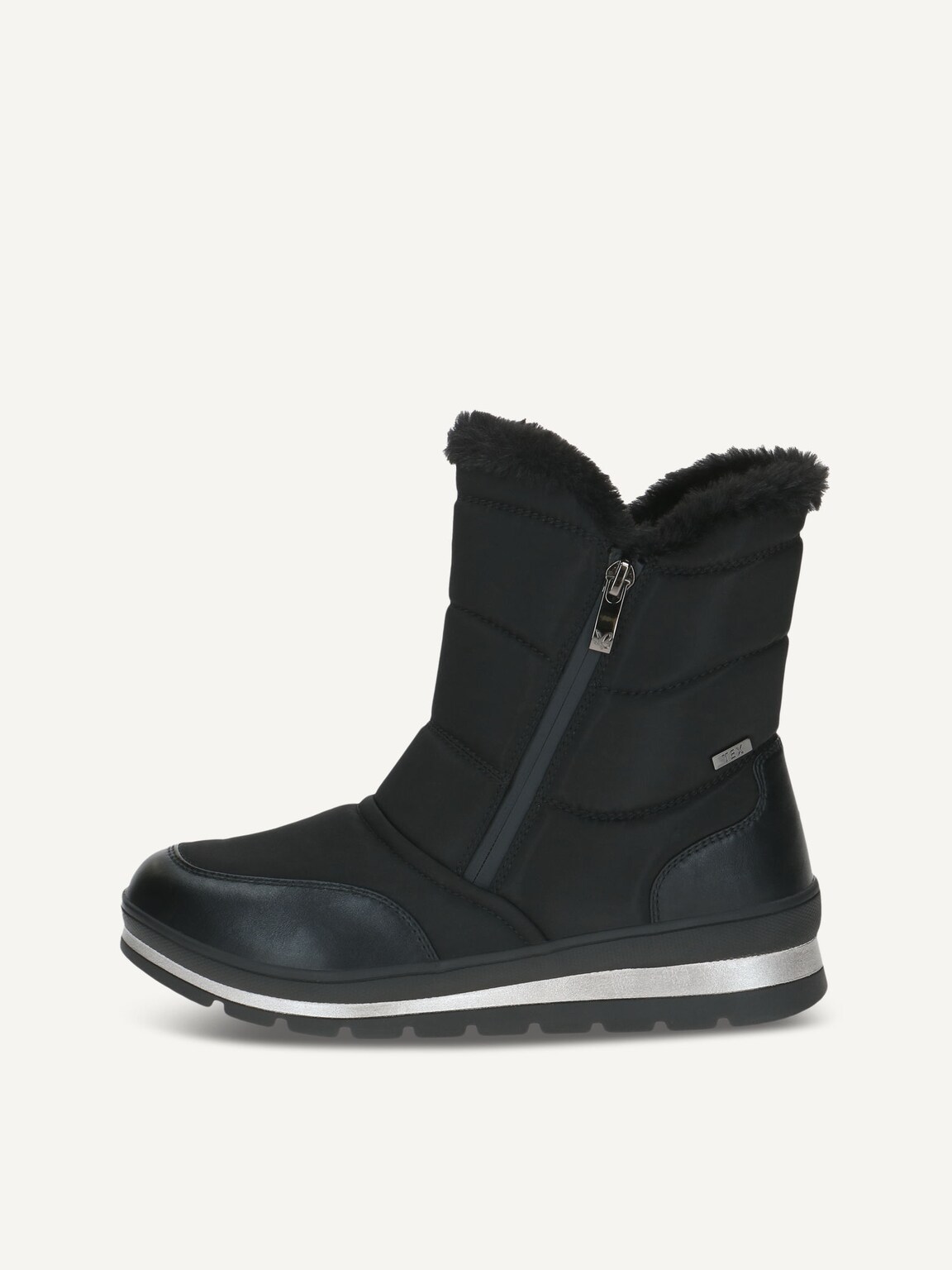 Caprice, Bootie - black warm lining BLACK COMB, image 2 of 5