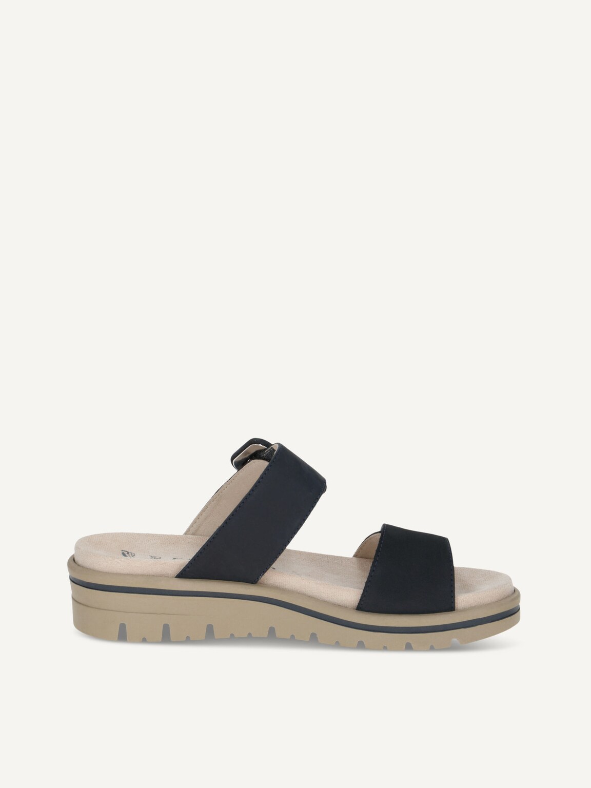 Caprice, Leather Mule - blue OCEAN NUBUC, image 3 of 5