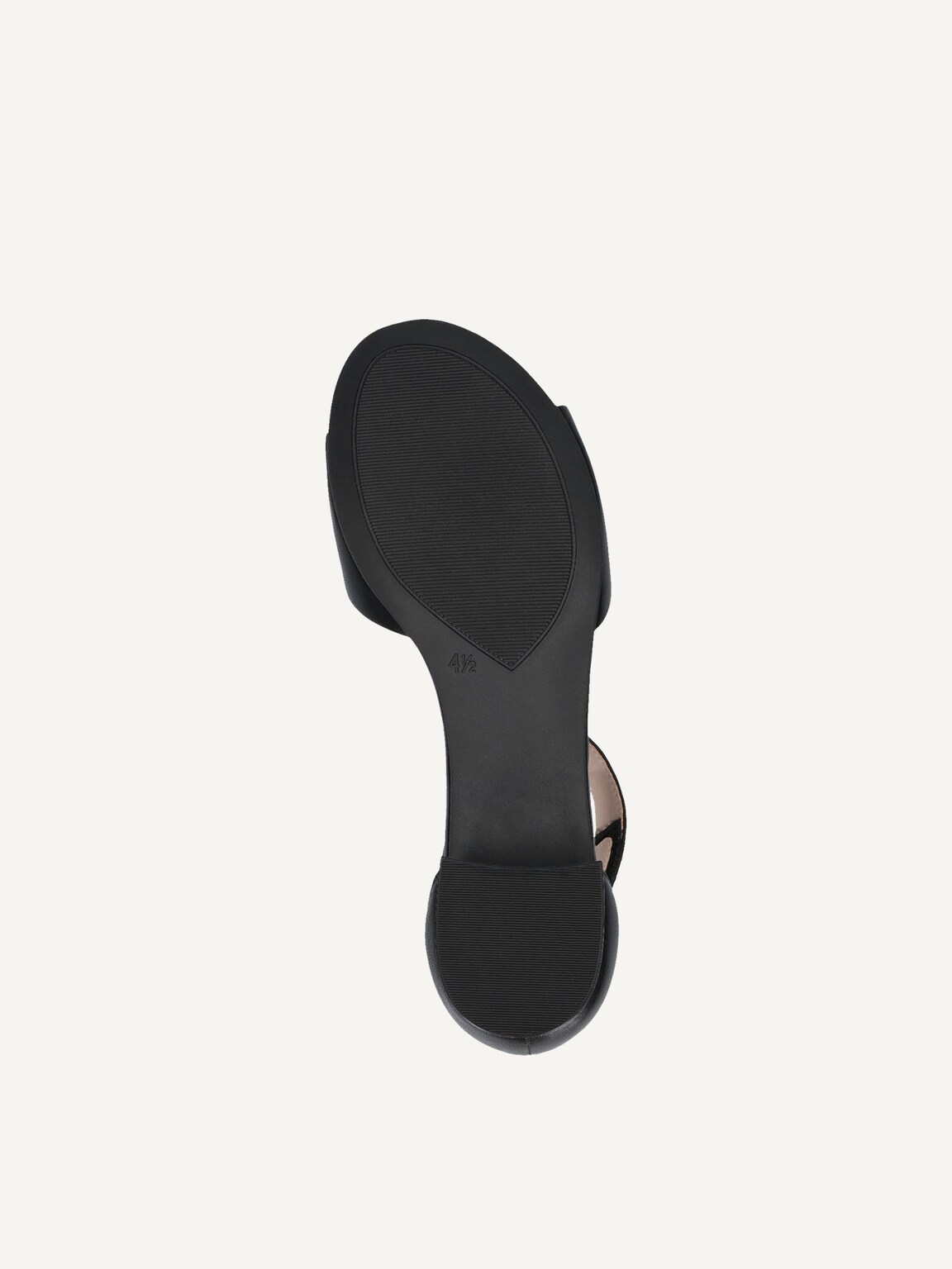 Caprice, Leather Heeled sandal - black BLACK NAPPA, image 4 of 5