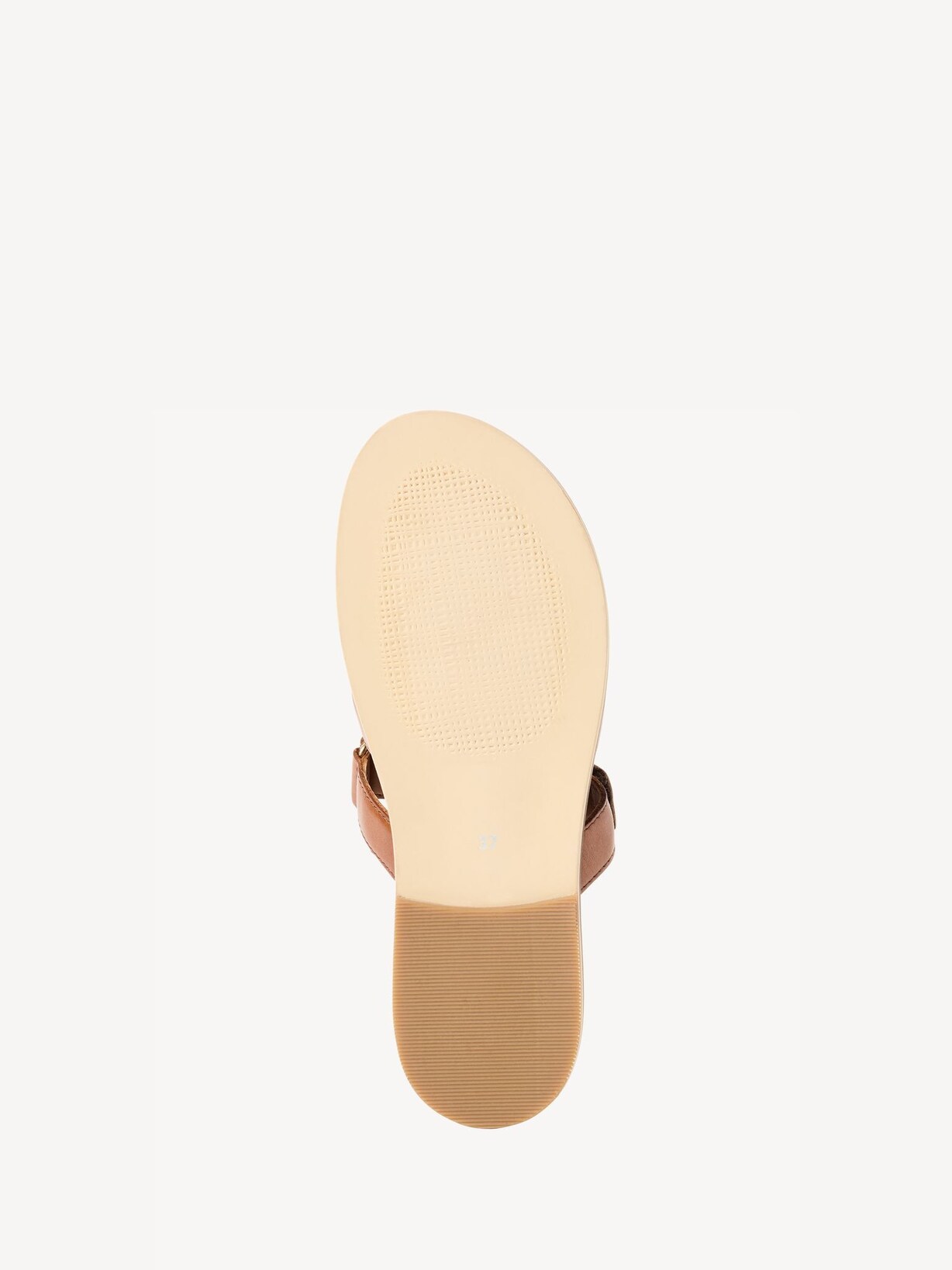 Marco Tozzi, Leather Mule - brown COGNAC, image 3 of 6
