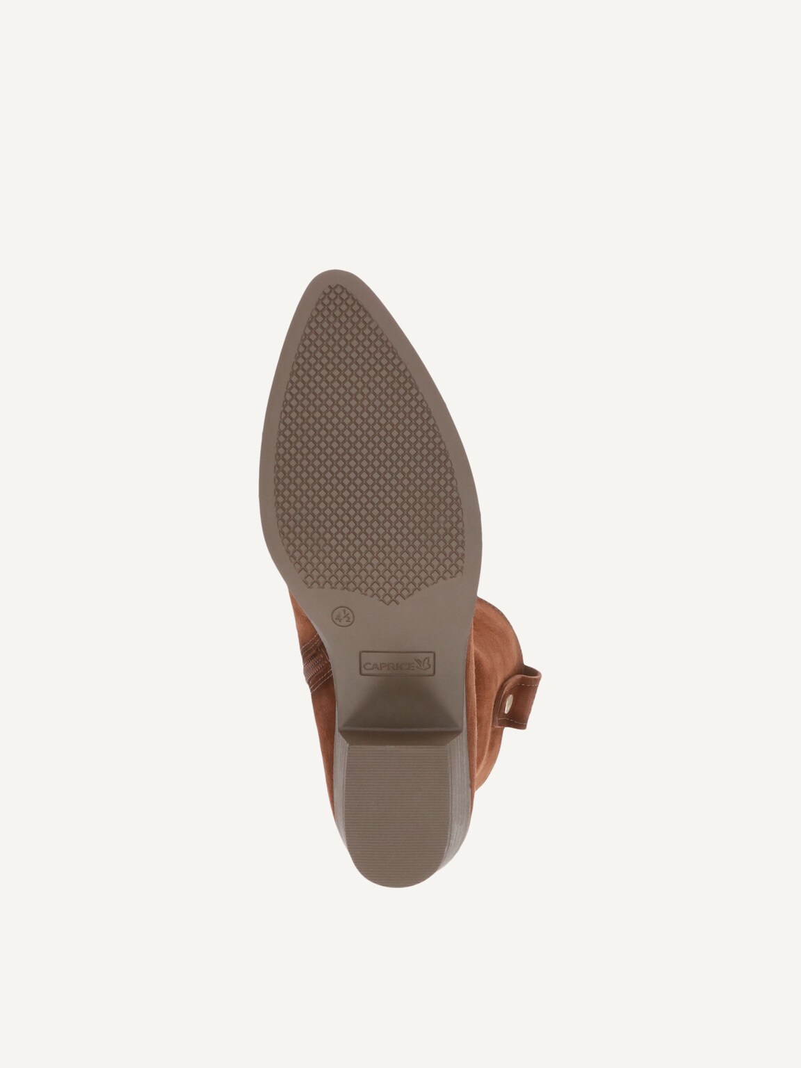 Caprice, Leather Bootie - brown NUT SUEDE, image 4 of 5