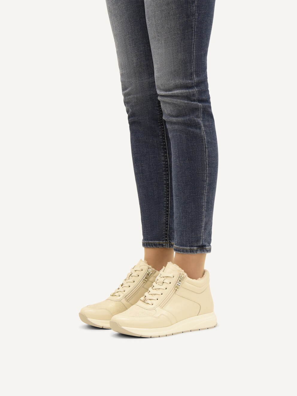 Caprice, Bottine en cuir - blanc OFFWHITE NAPPA, image 2 sur 6