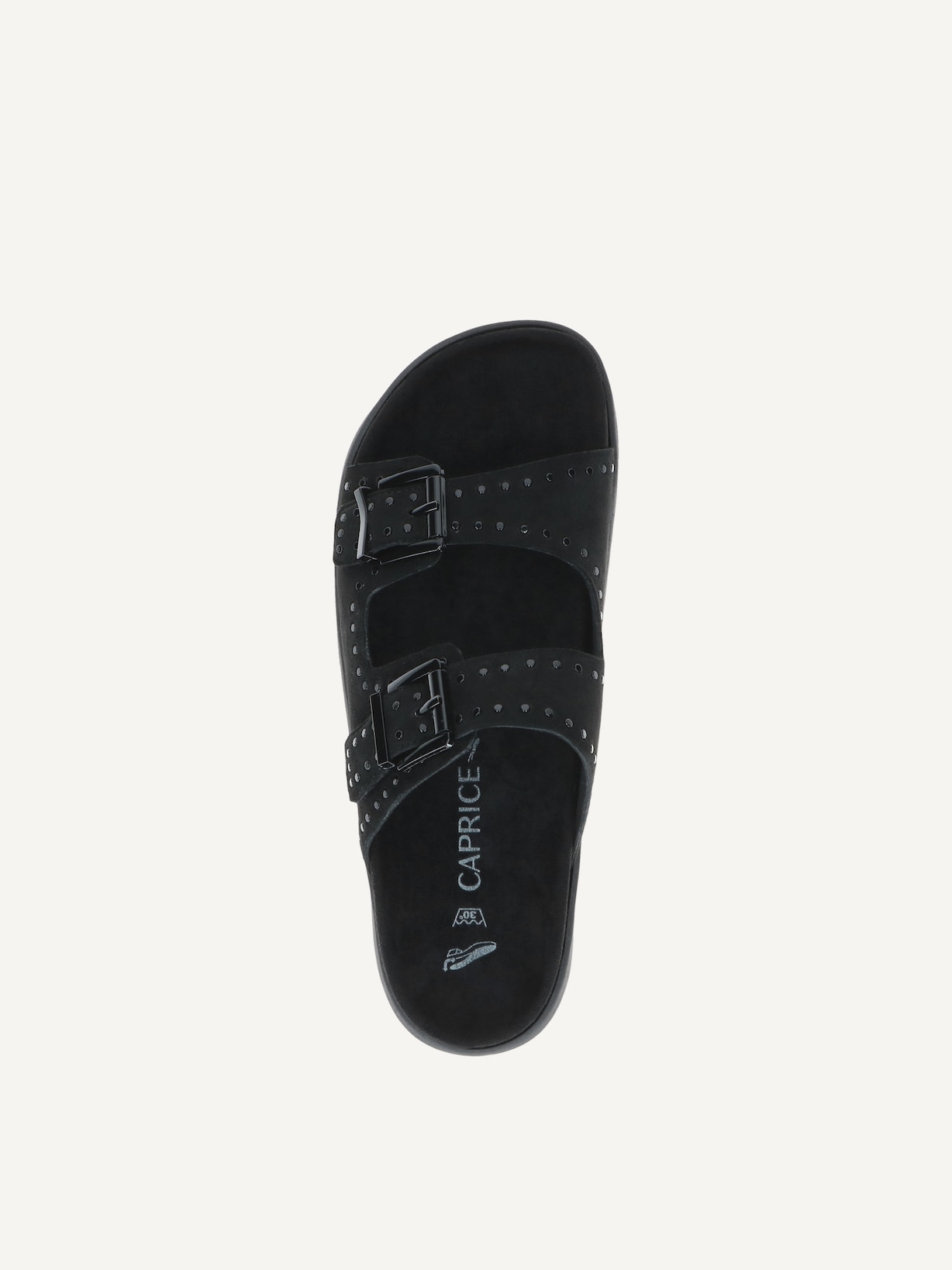 Caprice, Mule en cuir - noir BLACK SUEDE, image 4 sur 5
