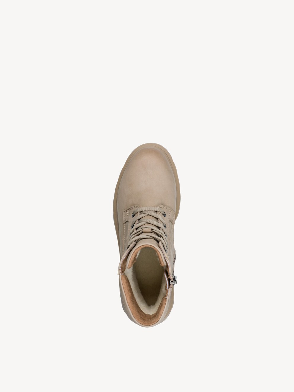 Marco Tozzi, Lederstiefelette - beige Warmfutter TAUPE, Bild 6 von 7