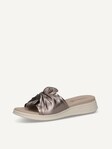 Selected, Caprice, Leather Mule - metallic BROWN METALLIC