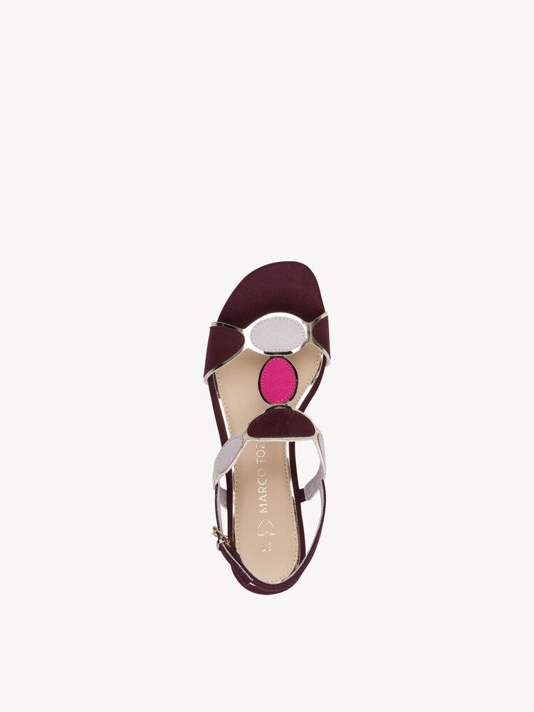 Marco Tozzi, Sandalo - rosso MULBERRY COMB, immagine 5 di 8
