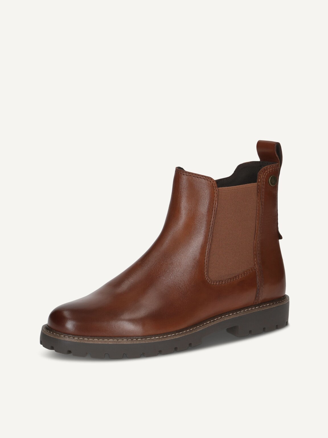 Caprice, Chelsea boot - brown COGNAC NAPPA, image 1 of 5