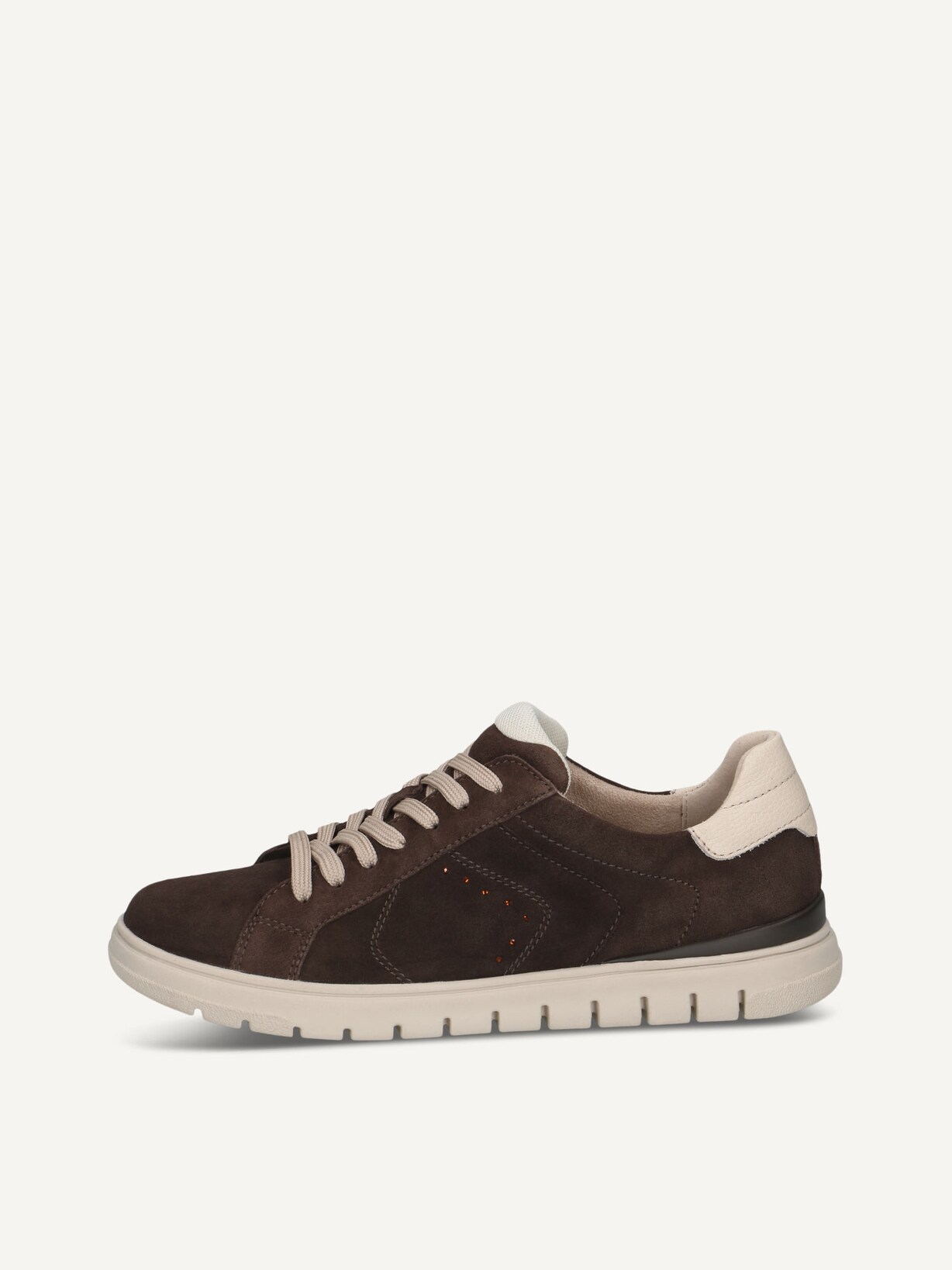 Caprice, Basket en cuir - marron DK BROWN COMB, image 1 sur 5