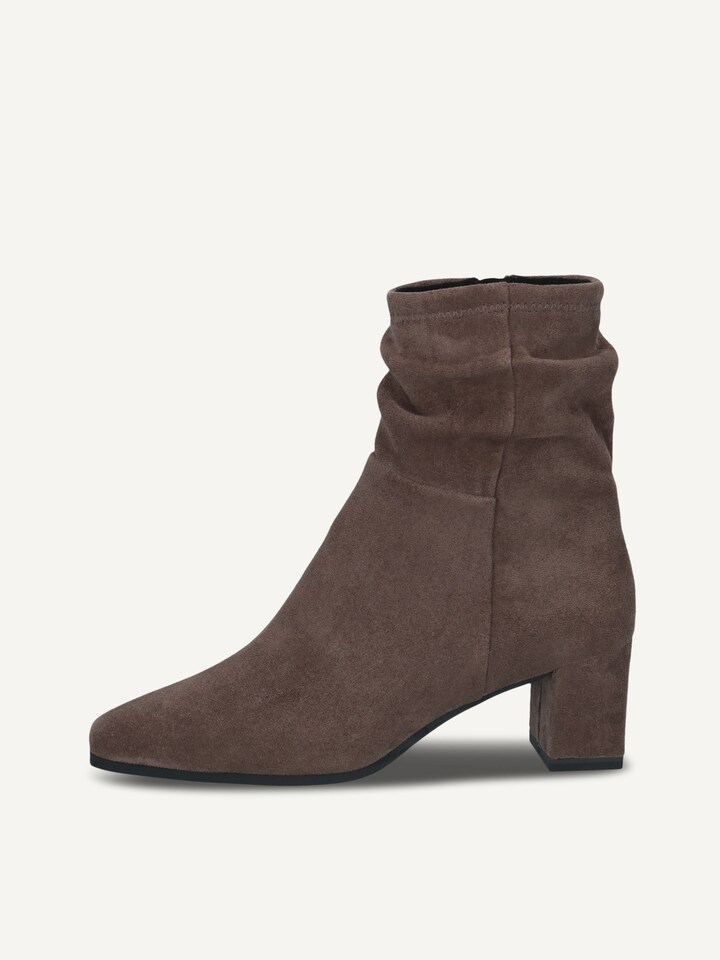 Caprice, Bootie - brown CAFE STRETCH